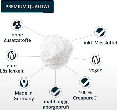 Brandl-Nutrition Pulver Kreatin Monohydrat Neutral 500 g/ Vegan