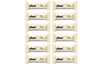YFOOD Riegel White Coconut 12 x 60 g