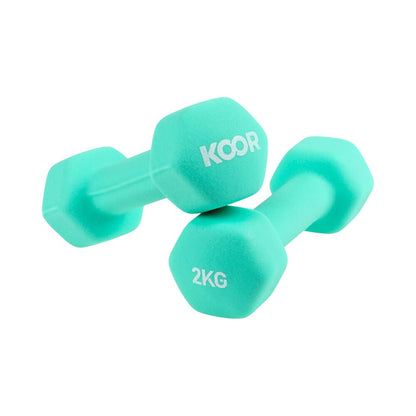 KOOR Kurzhantel-Set Light 4 Paar