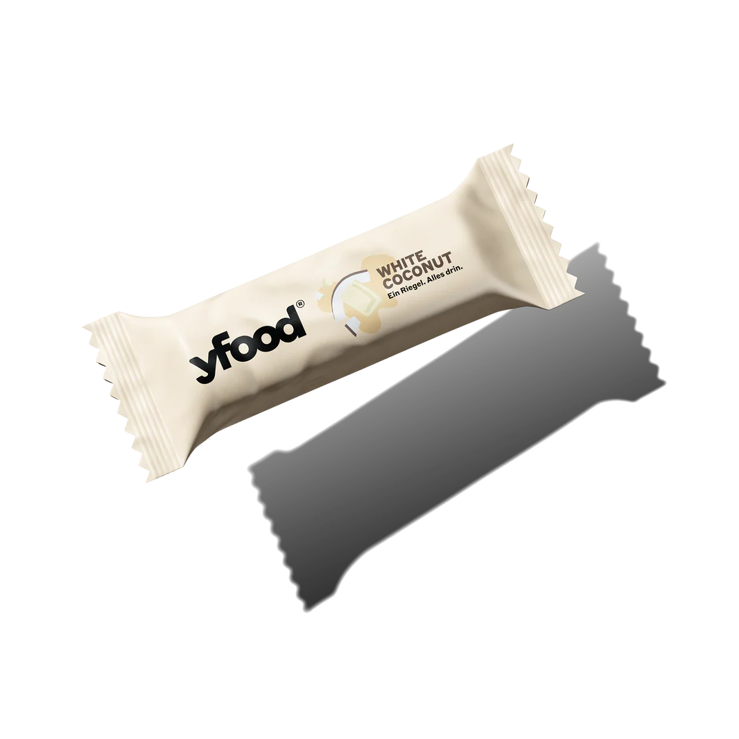 YFOOD Riegel White Coconut 12 x 60 g