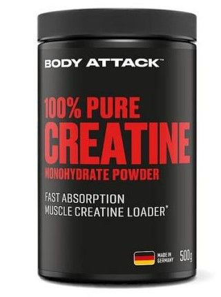 Body Attack Pulver 100% Pure Creatine Neutral 500 g