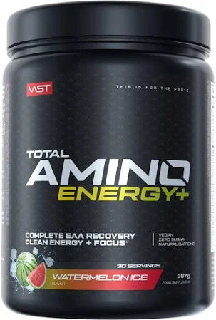 VAST Pulver Total Amino Energy Dose: 375g, Watermelon Ice/ Vegan