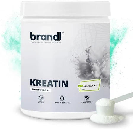 Brandl-Nutrition Pulver Kreatin Monohydrat Neutral 500 g/ Vegan